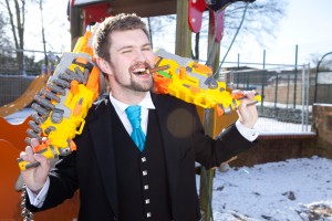 Grant, cigar and two Vulcans - pic by Khalile Siddiqui, http://www.weddingphotographyincornwall.co.uk/